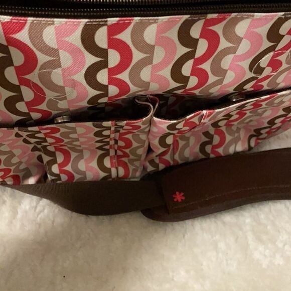 Skip Hop Pink and Brown Diaper Bag - Picture 2 of 11